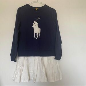 Polo Ralph Lauren big pony fleece sweatshirt dress